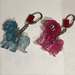 My Little Pony Keychain Duo - Pink and Blue